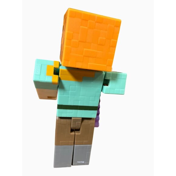 Minecraft Alex Action Figure With Bow & Character Set Custom Lot - Picture 4 of 8